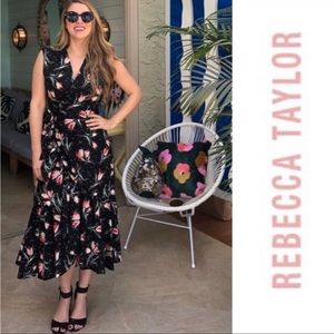 Rebecca Taylor NWOT Ikat Tulip Wrap Dress